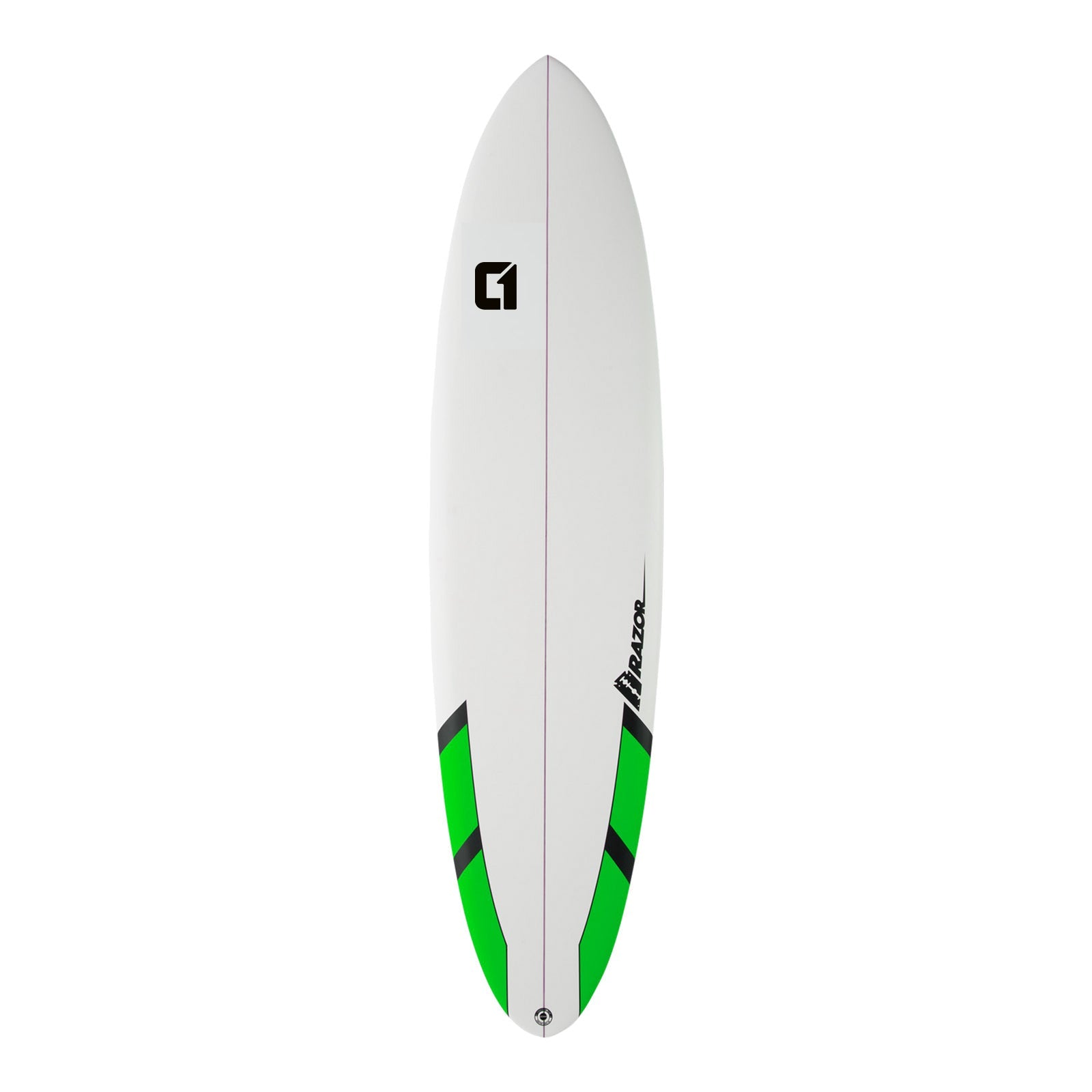 7ft 6 Razor Round Tail Mini Mal Surfboard in Matt Finish (FINS Included)