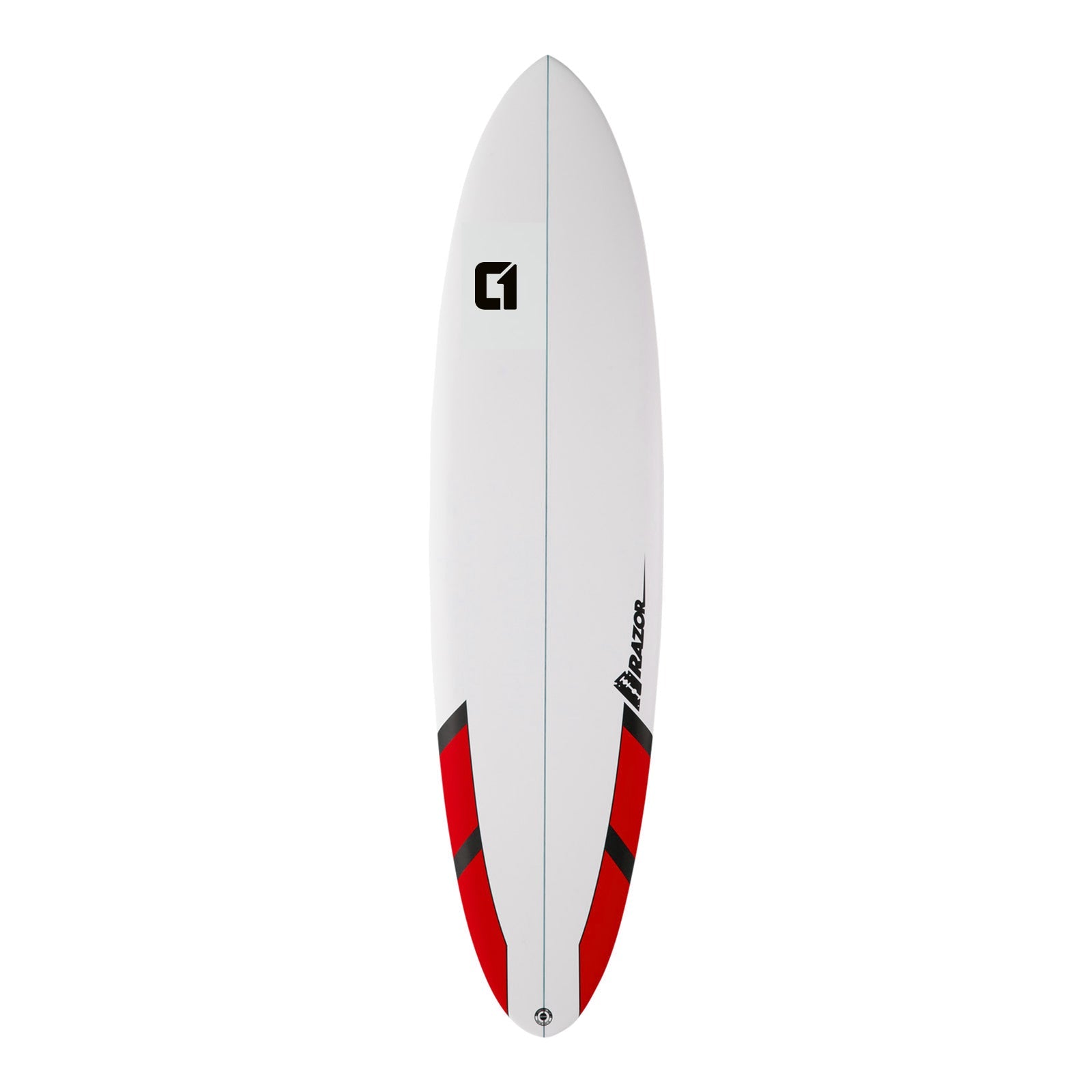 7ft 6 Razor Round Tail Mini Mal Surfboard in Matt Finish (FINS Included)