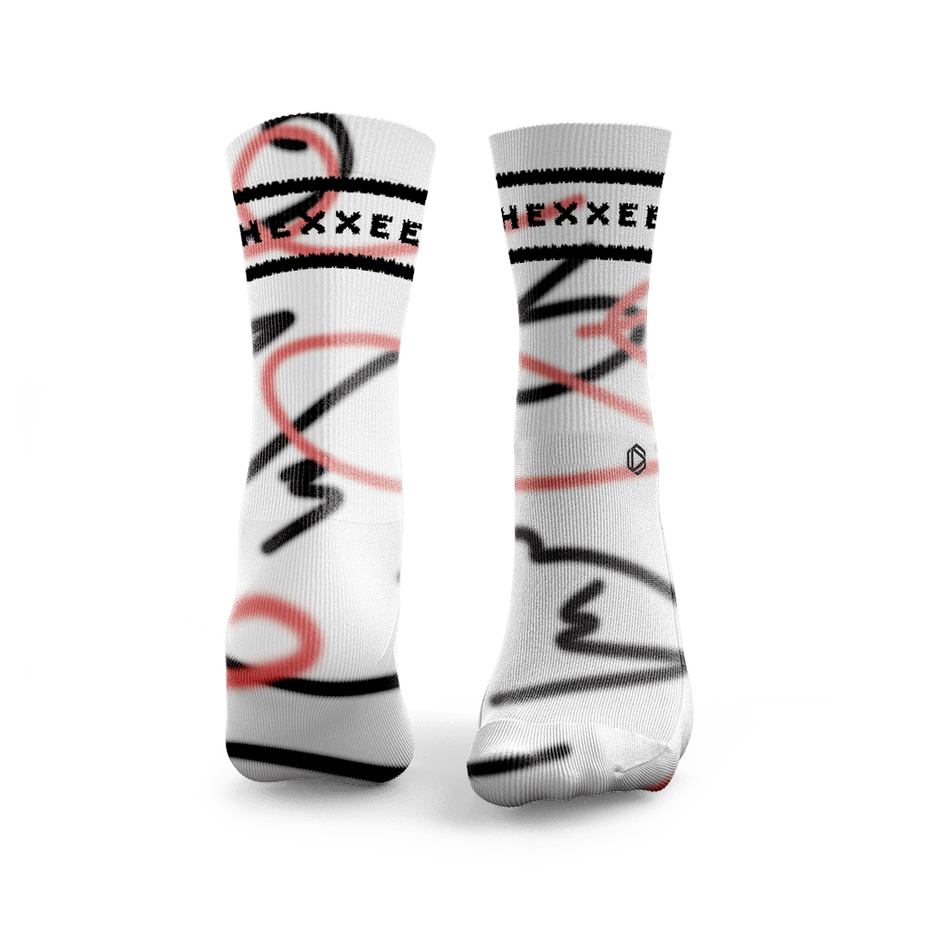 Squiggle Lines Padel Socks