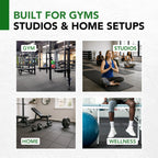 20mm PRO Rubber Gym Flooring Tiles – Smooth Top Surface - UK's Top Rated