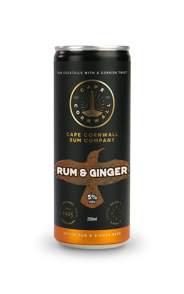Cape Cornwall Rum Rum & Ginger 12 Pack