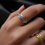 18K Gold Plated Stacking Ring