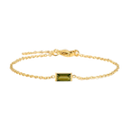 Square Birthstone Bracelet