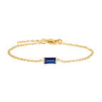 Square Birthstone Bracelet