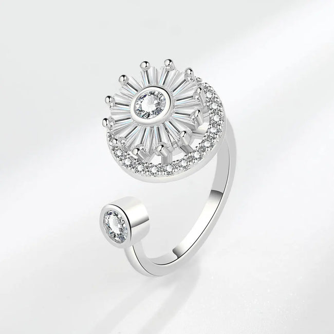 Bague Spinner Soleil Réglable