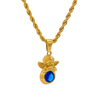 Dainty Angel Birthstone Necklace