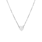 Heart Pendant Necklace - Gold & Silver
