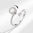 Bague Spinner Ajustable en Perle