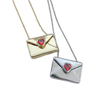 Envelope Heart Necklace