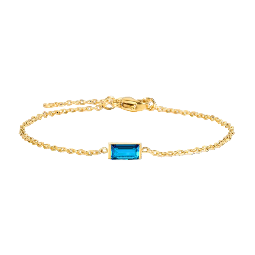 Square Birthstone Bracelet