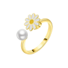 Bague tournante ajustable Daisy