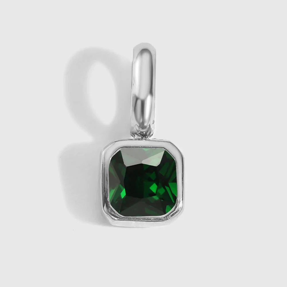 Octagon Birthstone Charms