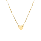 Heart Pendant Necklace - Gold & Silver