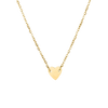 Heart Pendant Necklace - Gold & Silver