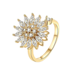 Bague Tournante Fleur Réglable