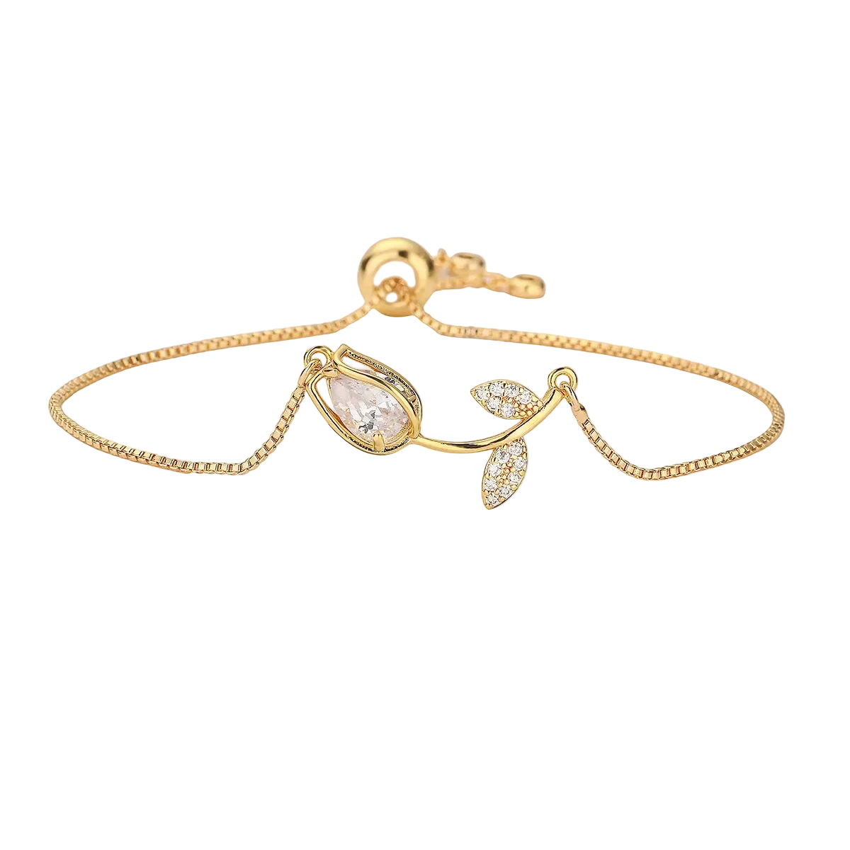 Cute Tulip Bracelet - Pink & White
