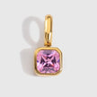 Octagon Birthstone Charms
