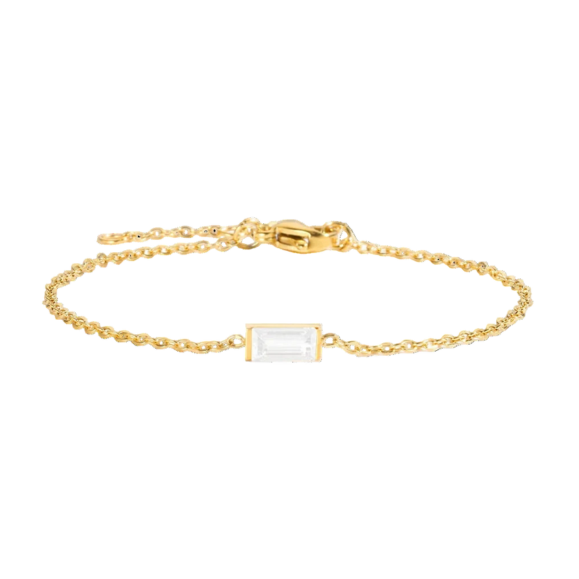 Square Birthstone Bracelet
