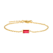 Square Birthstone Bracelet