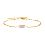 Square Birthstone Bracelet