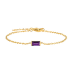 Square Birthstone Bracelet