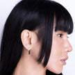 Minimal Rectangle Link Studs Gold