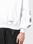 Off-White Diag Scribble Print Hoodie White