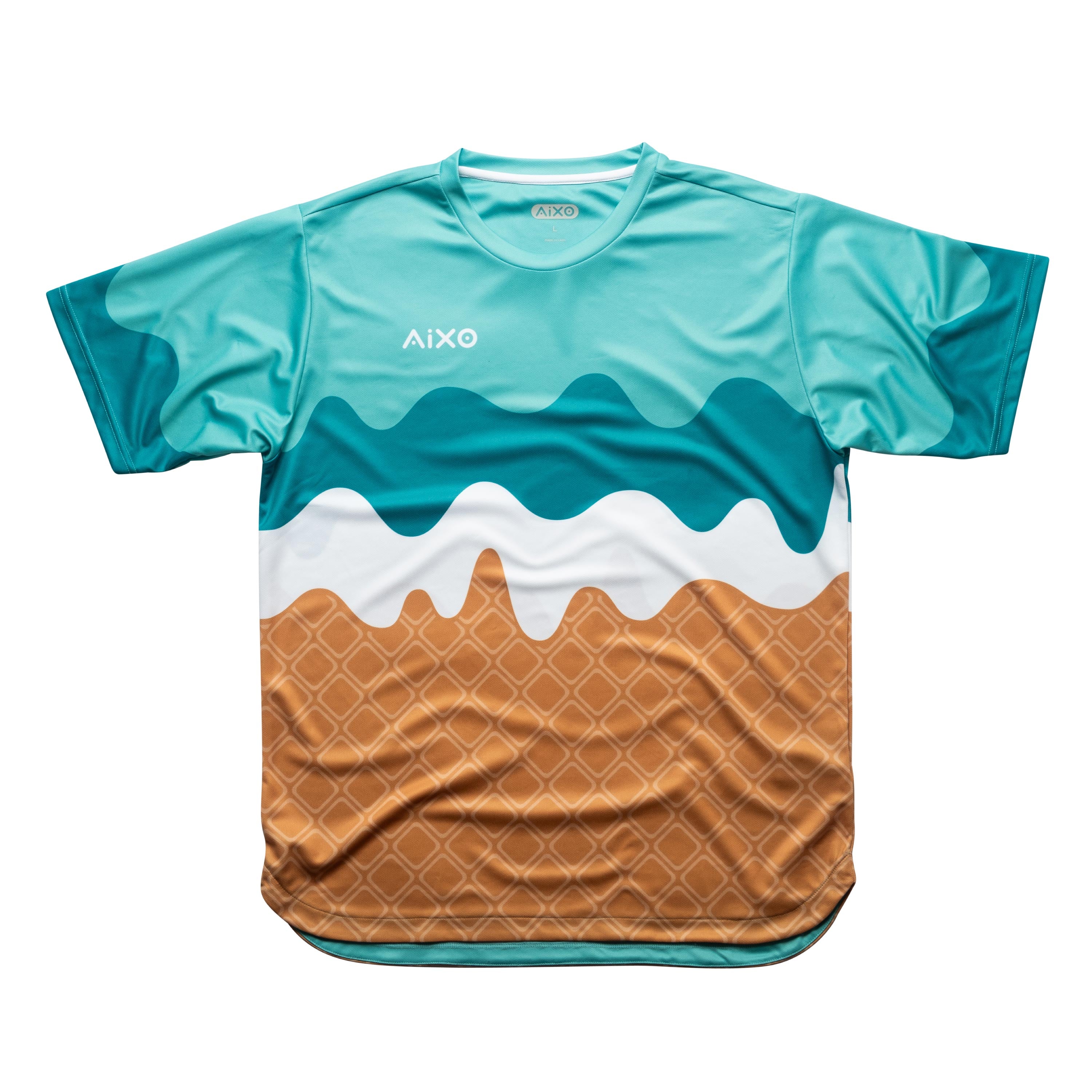Aixo Sundae Mens Top Teal