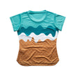 Aixo Sundae Womens Top Teal