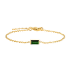 Square Birthstone Bracelet