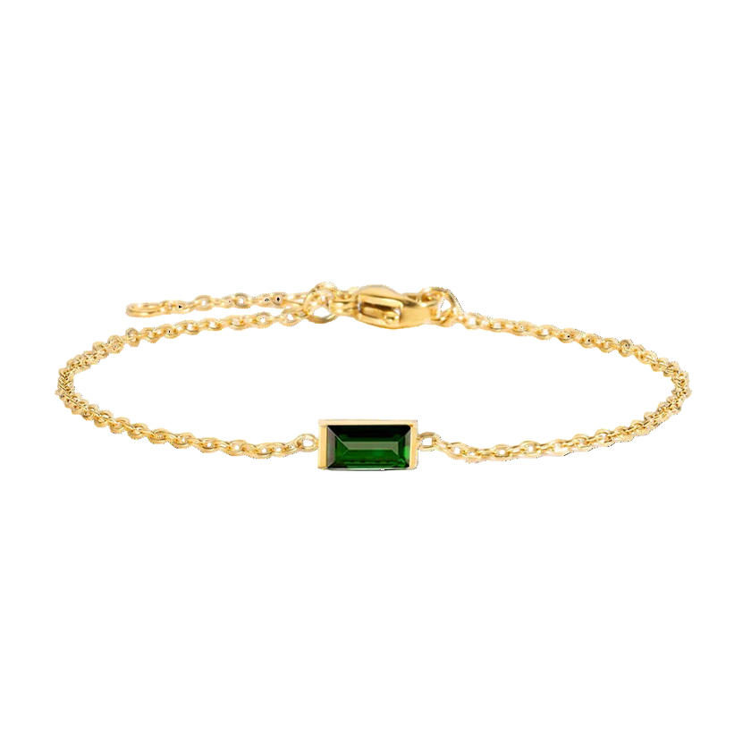 Square Birthstone Bracelet