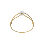 Mini Silver Soho Pavé Cord Bracelet