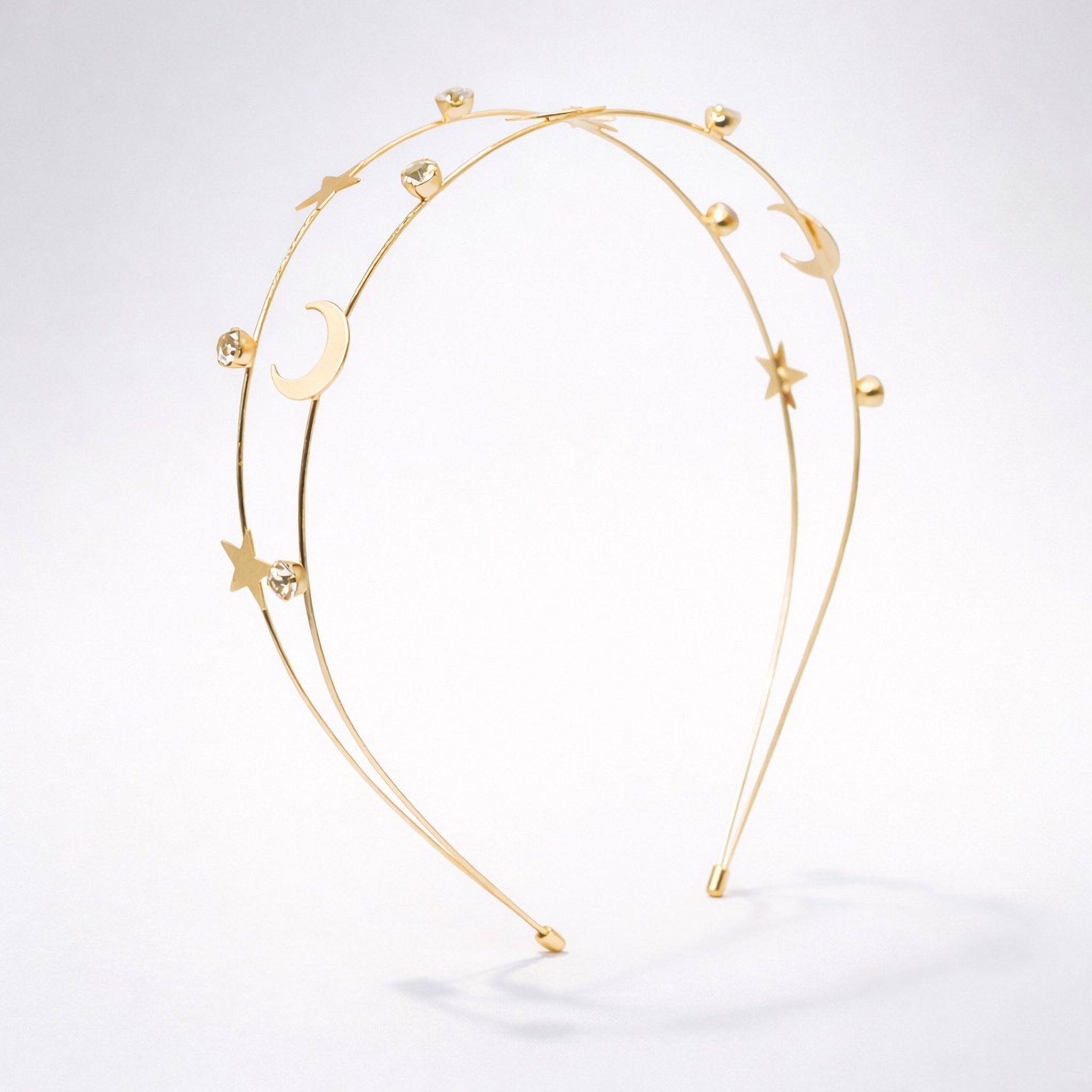 Sasha Moon & Star Headband | Gold