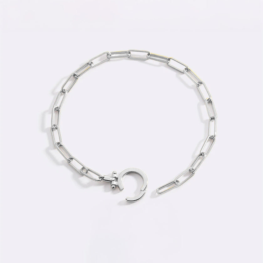 Paperclip Chain Bracelet