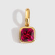 Octagon Birthstone Charms