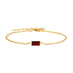 Square Birthstone Bracelet