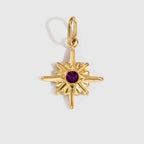 Star Shiny Birthstone Charms