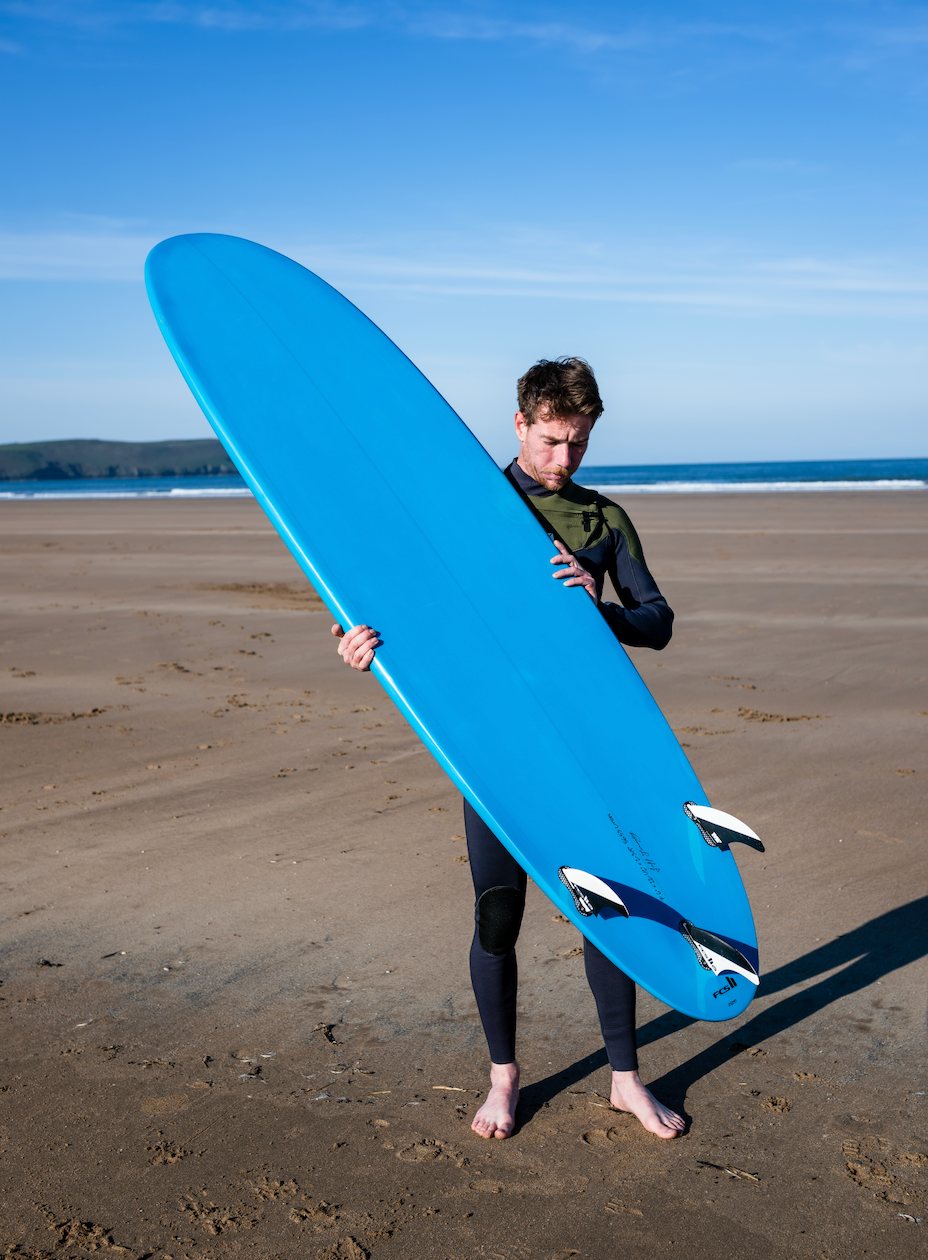 7' 6 Heritage Retro Mini Mal Surfboard in Gloss Tint