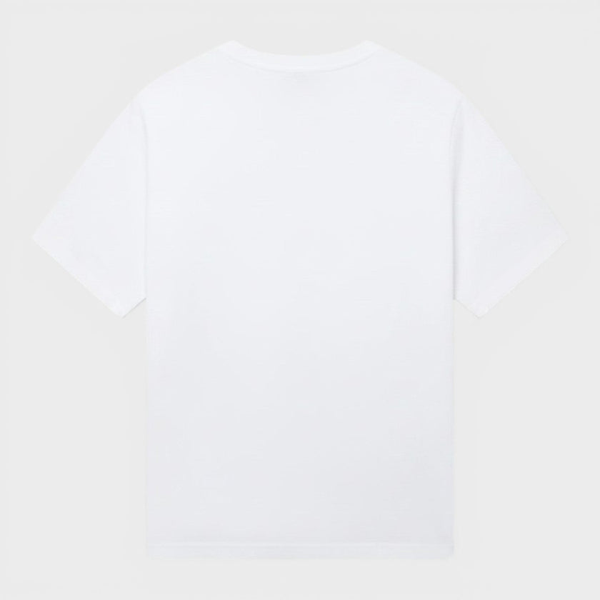 Dragonfly Floral Printed Oversized T-Shirt White