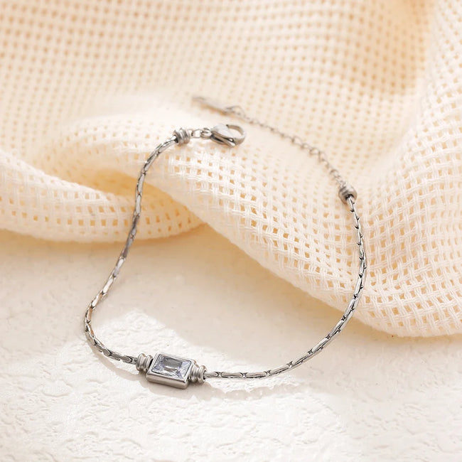 Zircon Square Bracelet