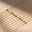 Square Birthstone Bracelet
