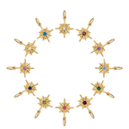 Star Shiny Birthstone Charms