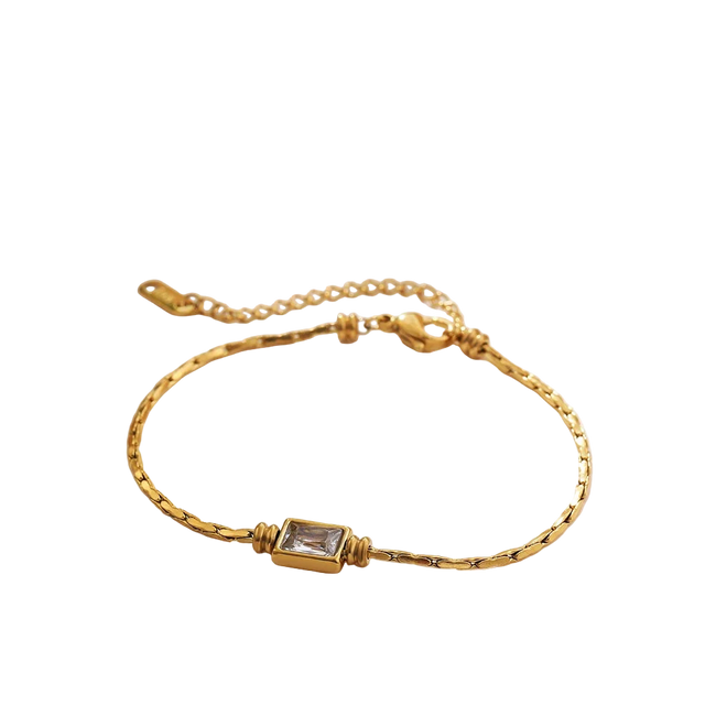 Zircon Square Bracelet