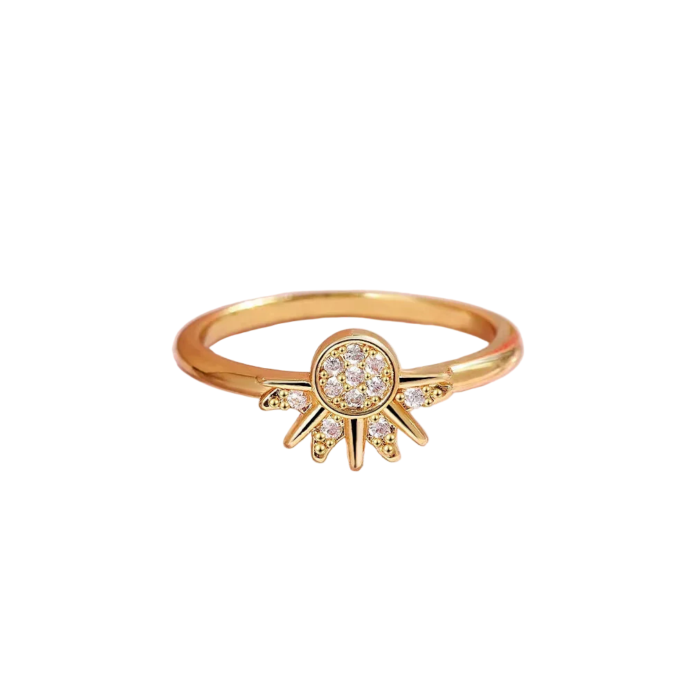 Celestial Sun & Moon Ring Set