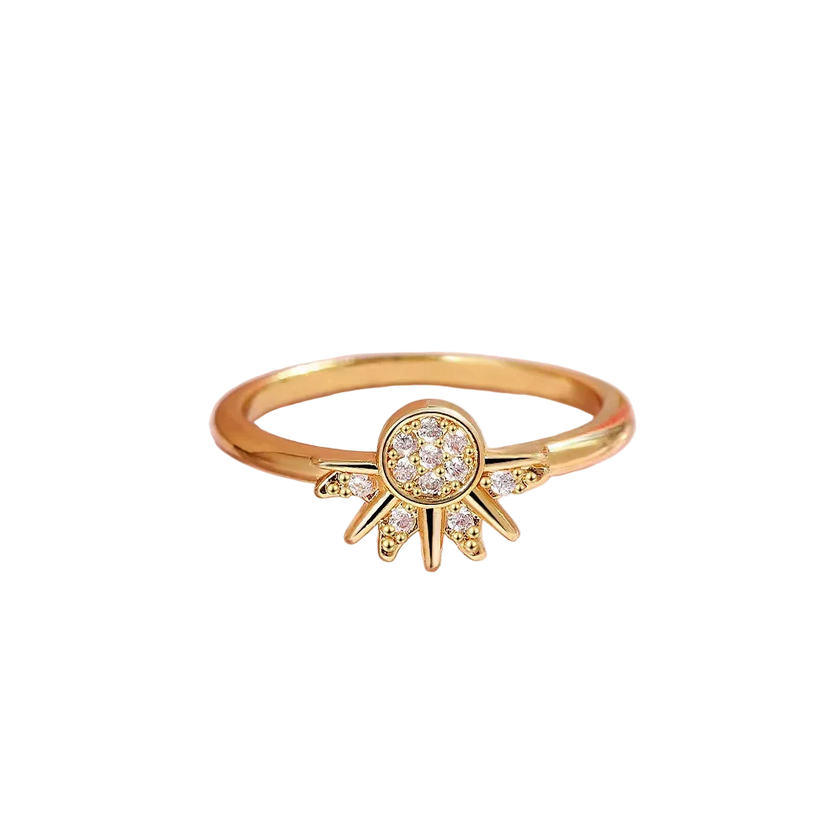 Celestial Sun & Moon Ring Set