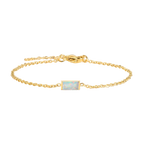 Square Birthstone Bracelet