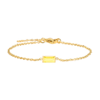 Square Birthstone Bracelet