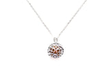 Silver Filigree Locket Necklace