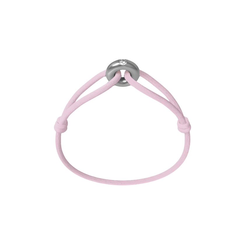 Silver Soho Diamond Cord Bracelet