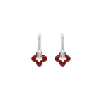 Silver Clover Earrings